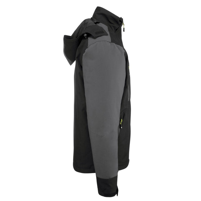 Click Pembroke Padded Rain Jacket - Black / Grey