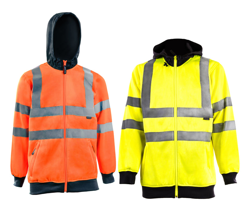 Step Ahead Hi-Viz Full Zip Hoodie