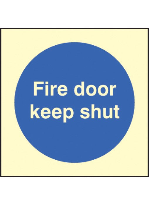 Fire Door - Keep Shut Safety Sign