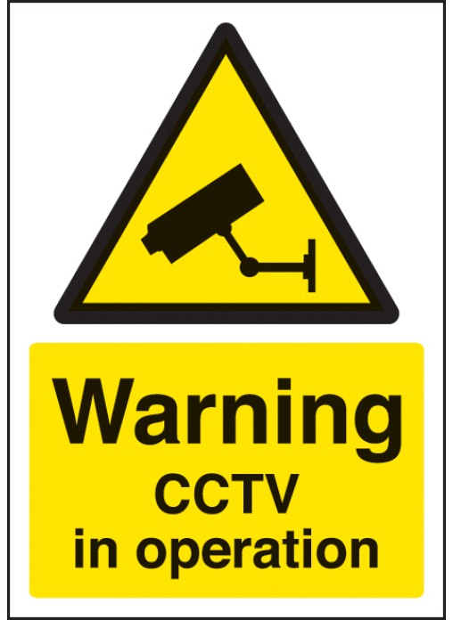 Warning CCTV in Operation - A4 — GHC (UK) LTD T/A Safety Plus