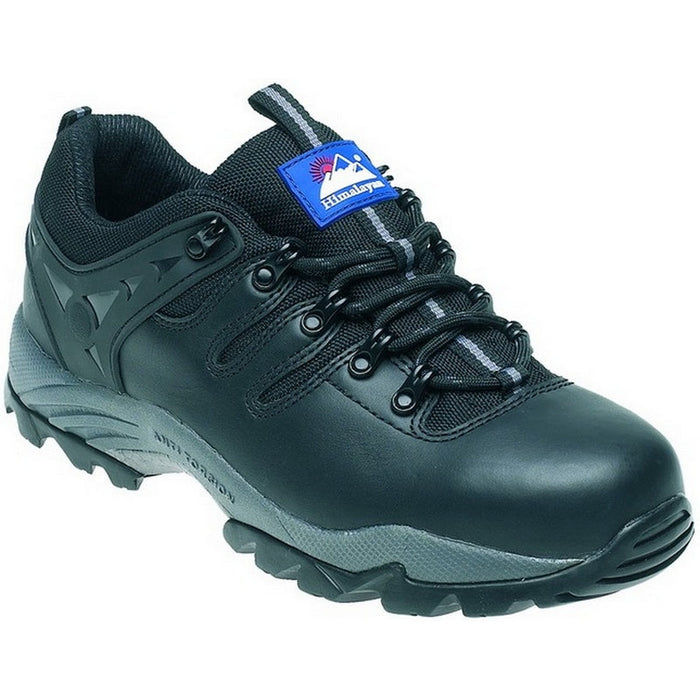 4020 Black Leather Safety Trainer with Gravity Sole and Midsole