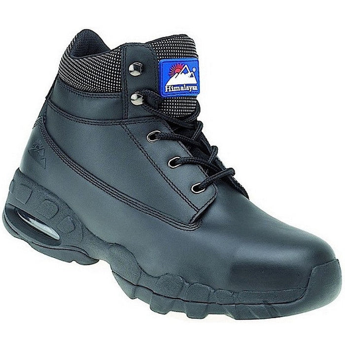 4040 Black Leather Safety Boot with EVA/Rubber Sole and Midsole SBP
