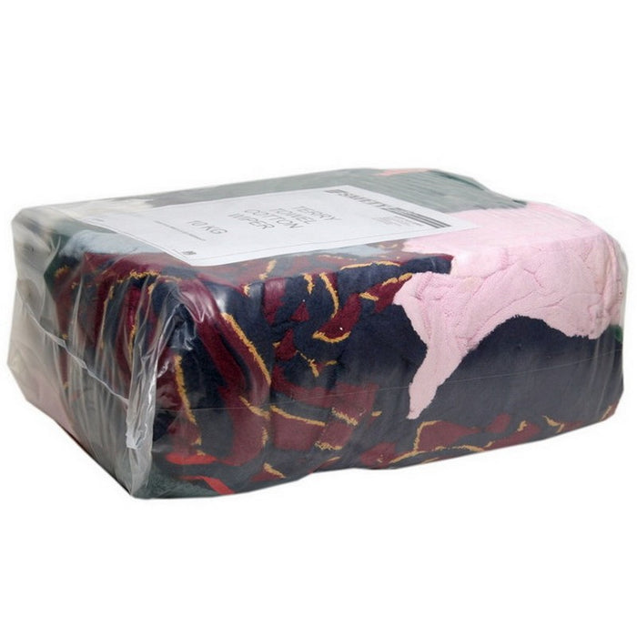 Coloured Towelling Wiper Rags - 10kg